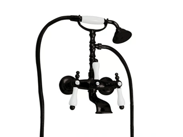 CLASSIC REVOLUTION - PRAGA - F7500CE - Wall-mounted bathtub set with hand shower by Rubinetteria Giulini - view 3